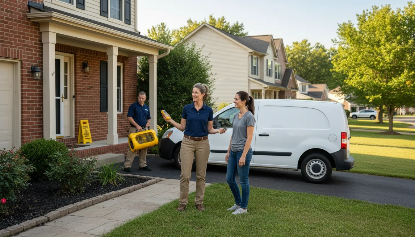 Water restoration image for Water Damage & Restoration Services in Milladore, WI